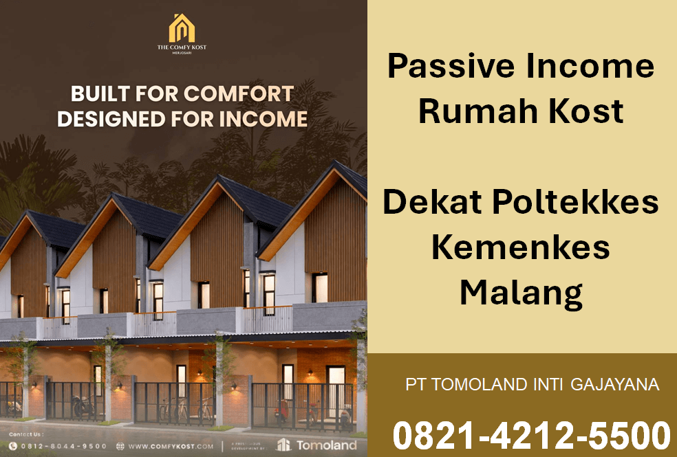 Passive Income Rumah Kost Dekat Poltekkes Kemenkes Malang: Strategi Investasi Properti Menguntungkan