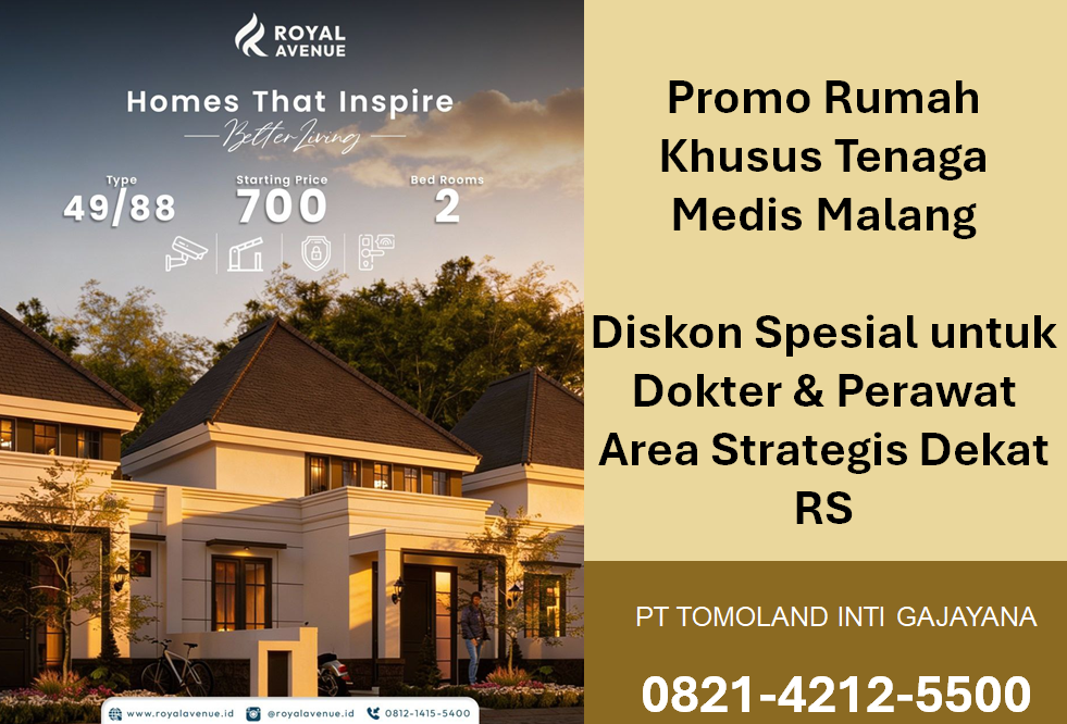 Promo Rumah Khusus Tenaga Medis Malang Hunian Eksklusif bagi Pahlawan Kesehatan