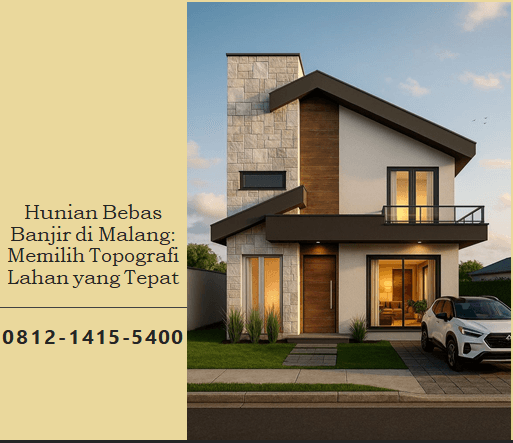 Hunian Bebas Banjir di Malang: Memilih Topografi Lahan yang Tepat