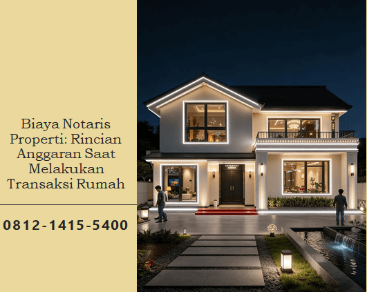 Biaya Notaris Properti: Rincian Anggaran Saat Melakukan Transaksi Rumah