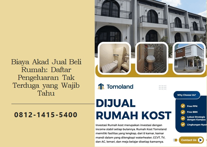 Biaya Akad Jual Beli Rumah: Daftar Pengeluaran Tak Terduga yang Wajib Tahu