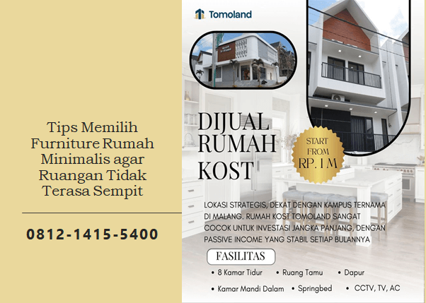 Tips Memilih Furniture Rumah Minimalis agar Ruangan Tidak Terasa Sempit