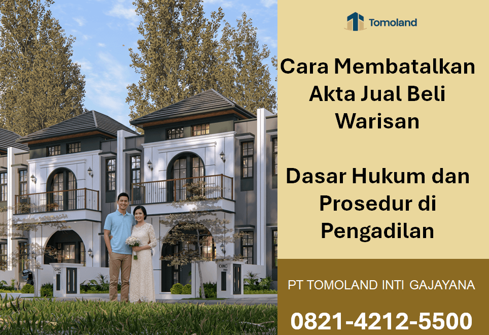 Cara Membatalkan Akta Jual Beli Warisan: Dasar Hukum dan Prosedur di Pengadilan
