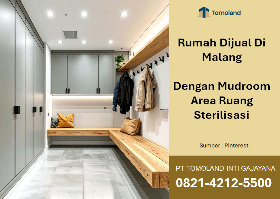 Rumah Dijual Di Malang Dengan Mudroom Area Ruang Sterilisasi: Solusi Hunian Higienis Masa Kini