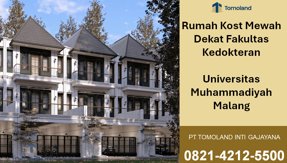 Rumah Kost Mewah Dekat Fakultas Kedokteran UMM Pilihan Investasi Terbaik