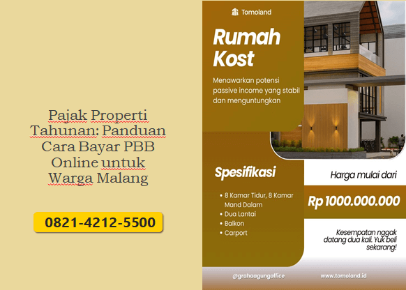 Pajak Properti Tahunan: Panduan Cara Bayar PBB Online untuk Warga Malang