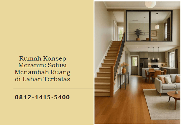 Rumah Konsep Mezanin: Solusi Menambah Ruang di Lahan Terbatas