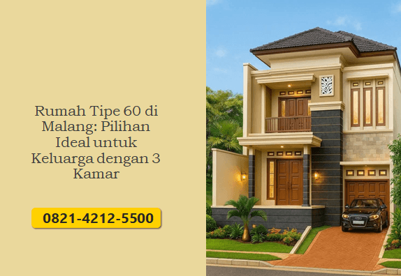 Rumah Tipe 60 di Malang: Pilihan Ideal untuk Keluarga dengan 3 Kamar