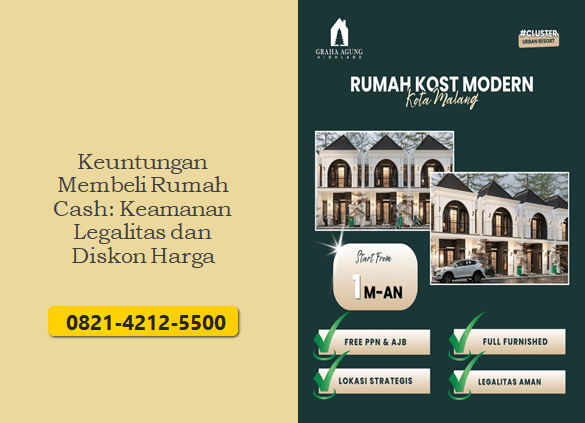 Keuntungan Membeli Rumah Cash: Keamanan Legalitas dan Diskon Harga