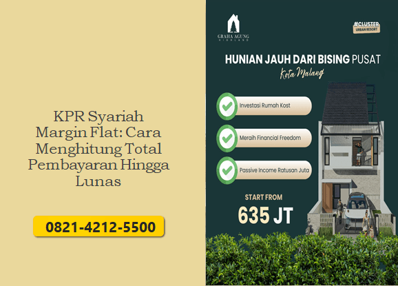 KPR Syariah Margin Flat: Cara Menghitung Total Pembayaran Hingga Lunas
