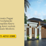 Desain Pagar Woodplank: Tampilan Kayu yang Awet untuk Rumah Modern