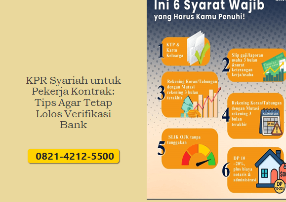 KPR Syariah untuk Pekerja Kontrak: Tips Agar Tetap Lolos Verifikasi Bank
