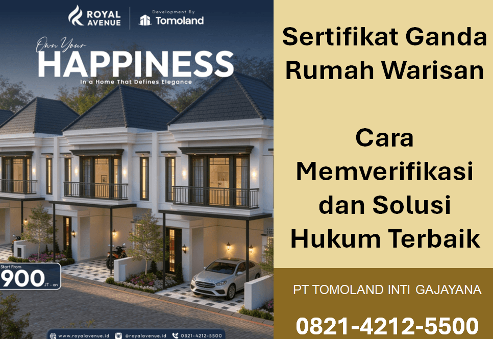 Sertifikat Ganda Rumah Warisan: Cara Memverifikasi dan Solusi Hukum Terbaik