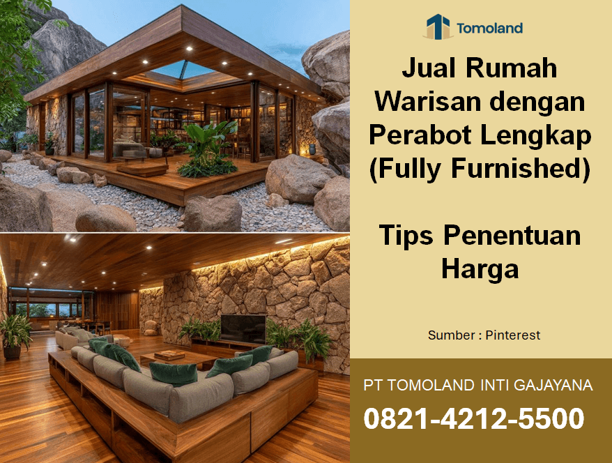 Jual Rumah Warisan dengan Perabot Lengkap (Fully Furnished): Tips Penentuan Harga