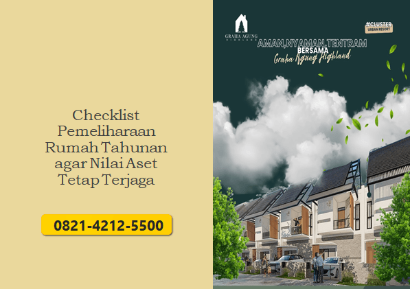 Checklist Pemeliharaan Rumah Tahunan agar Nilai Aset Tetap Terjaga