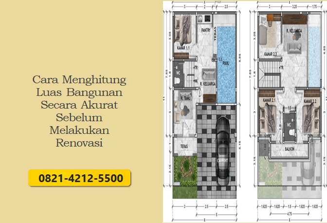 Cara Menghitung Luas Bangunan Secara Akurat Sebelum Melakukan Renovasi