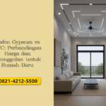 Plafon Gypsum vs PVC: Perbandingan Harga dan Keunggulan untuk Rumah Baru