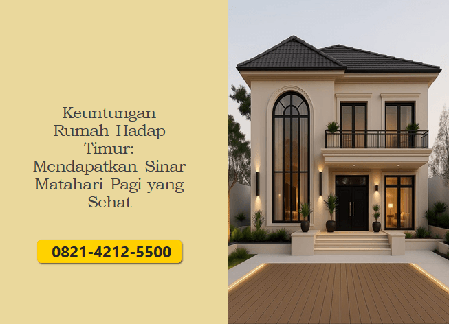 Keuntungan Rumah Hadap Timur: Mendapatkan Sinar Matahari Pagi yang Sehat