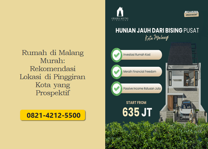 Rumah di Malang Murah: Rekomendasi Lokasi di Pinggiran Kota yang Prospektif