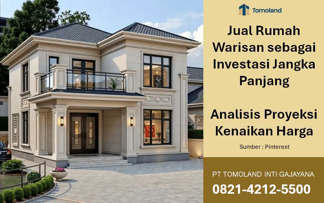 Jual Rumah Warisan sebagai Investasi Jangka Panjang: Analisis Proyeksi Kenaikan Harga