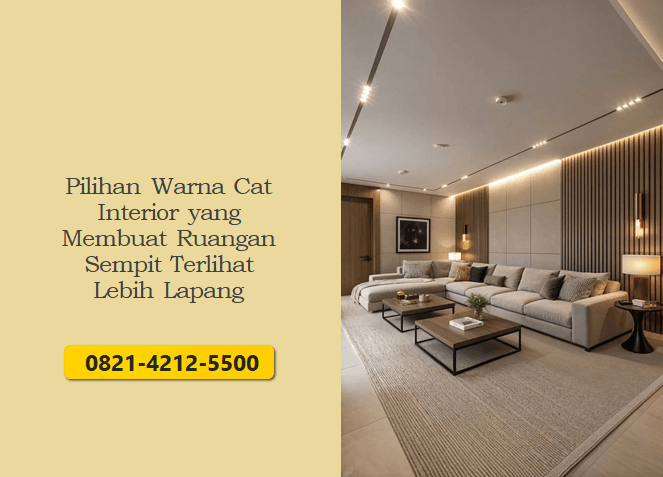 Pilihan Warna Cat Interior yang Membuat Ruangan Sempit Terlihat Lebih Lapang