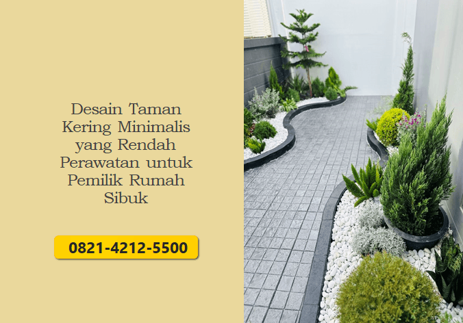 Desain Taman Kering Minimalis yang Rendah Perawatan untuk Pemilik Rumah Sibuk