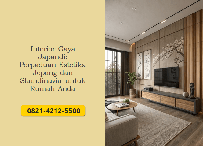 Interior Gaya Japandi: Perpaduan Estetika Jepang dan Skandinavia untuk Rumah Anda