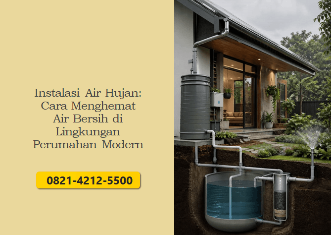 Instalasi Air Hujan: Cara Menghemat Air Bersih di Lingkungan Perumahan Modern