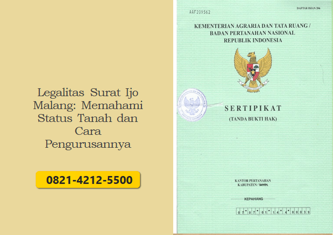 Legalitas Surat Ijo Malang: Memahami Status Tanah dan Cara Pengurusannya