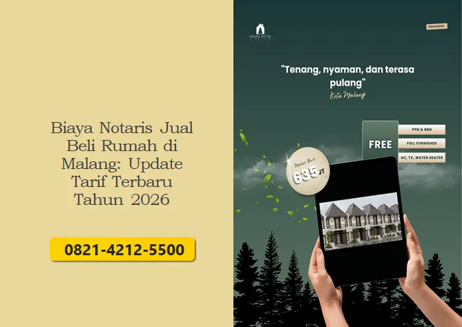 Biaya Notaris Jual Beli Rumah di Malang: Update Tarif Terbaru Tahun 2026