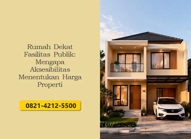 Rumah Dekat Fasilitas Publik: Mengapa Aksesibilitas Menentukan Harga Properti