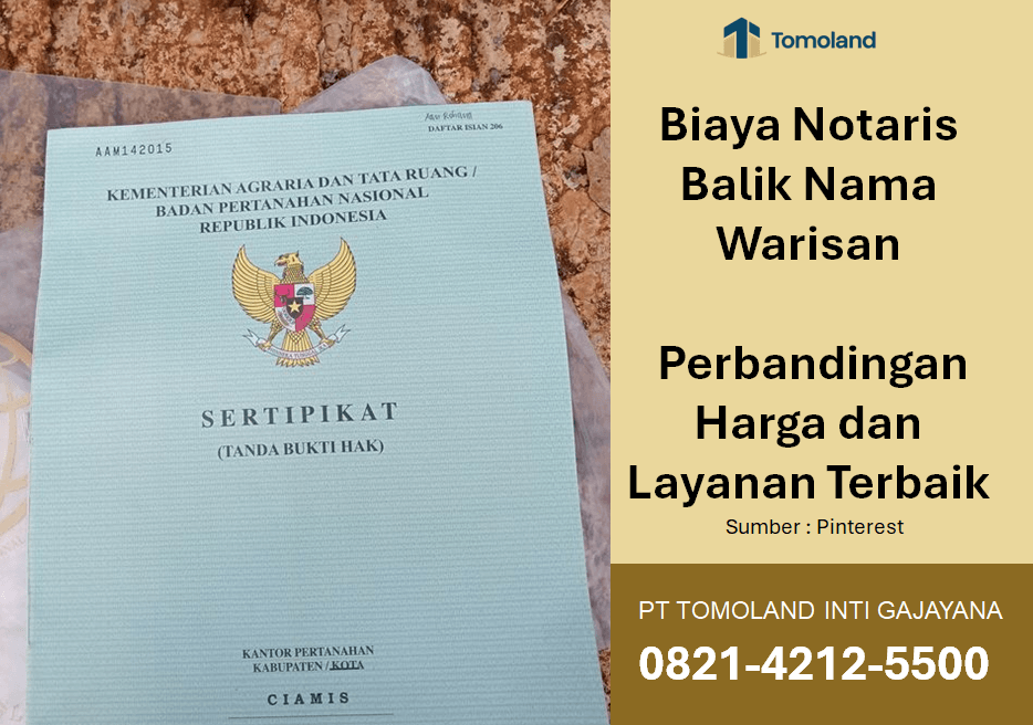 Berapa Biaya Notaris Balik Nama Warisan? Perbandingan Harga dan Layanan Terbaik