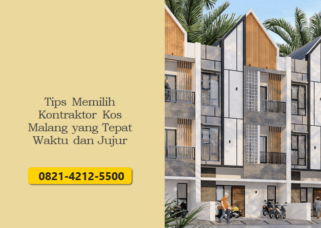 Tips Memilih Kontraktor Kos Malang yang Tepat Waktu dan Jujur