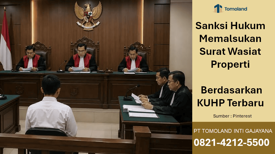 Sanksi Hukum Memalsukan Surat Wasiat Properti Berdasarkan KUHP Terbaru